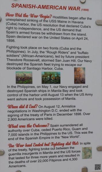 SPANISH-AMERICAN WAR (1898) MEMORIAL PLAQUE SCOTTSBORO