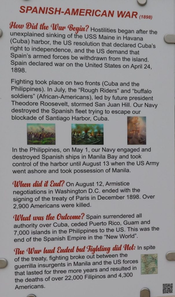 SPANISH-AMERICAN WAR (1898) MEMORIAL PLAQUE SCOTTSBORO