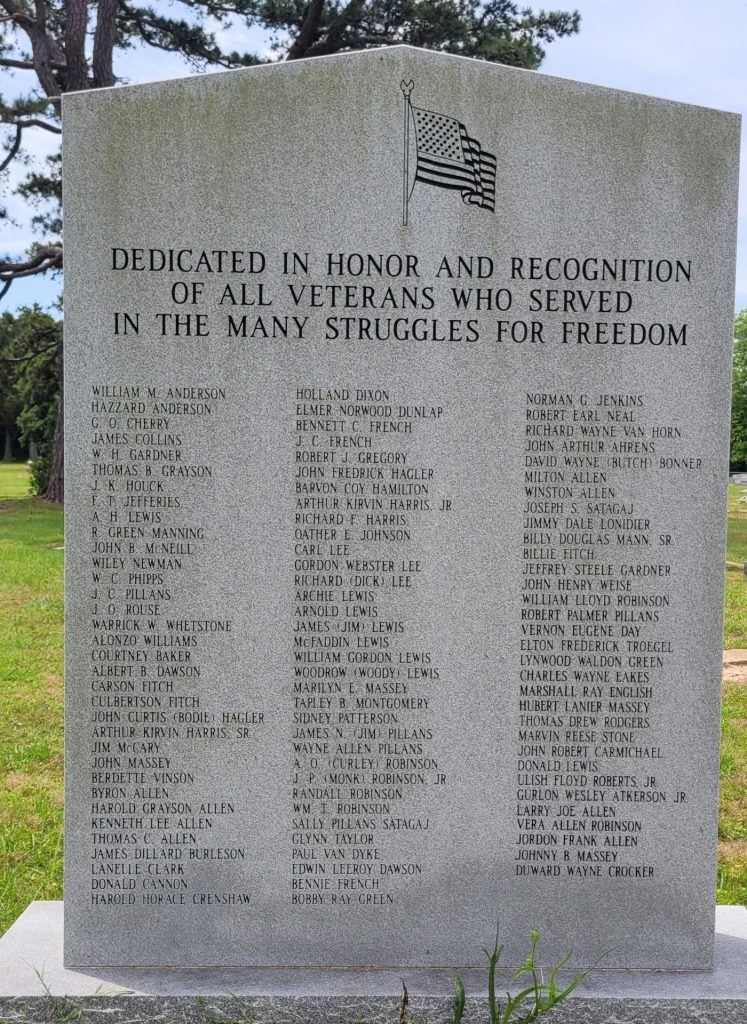ST. ELMO CEMETERY ALL VETERANS MEMORIAL