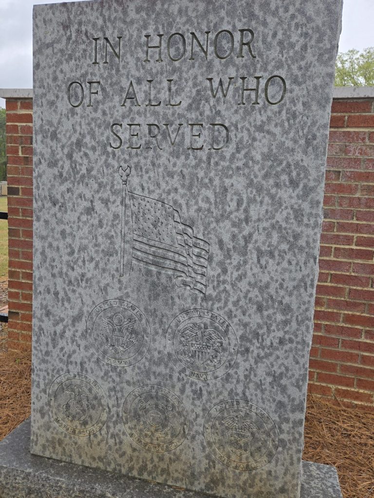 SWIFT CREEK BAPTIST CHURCH CEMETERY VETERANS MEMORIAL