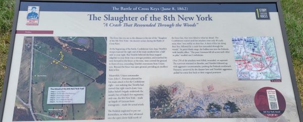 THE SLAUGHTER OF THE 8TH NEW YORK WAR MEMORIAL PANEL