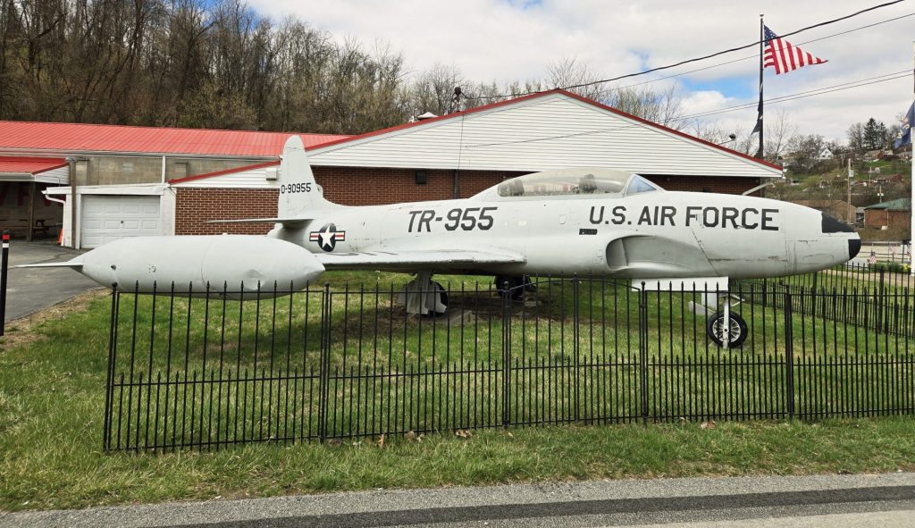 U.S. AIR FORCE T-33 JET TRAINER MEMORIAL