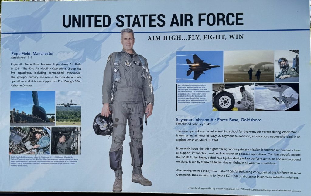 UNITED STATES AIRFORCE AIM HIGH MEMORIAL PANEL