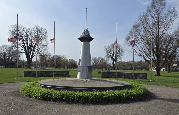 VETERANS PLAZA-MEDAL OF HONOR VETERANS WALKWAY ETERNAL FLAME MEMORIAL