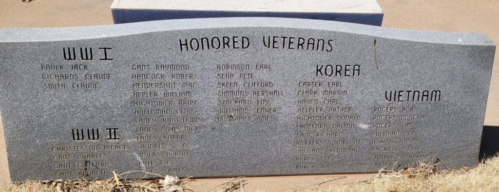 VILLAGE OF MELROSE WAR VETERANS MEMORIAL STONE B