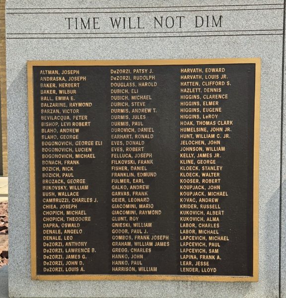 WESTMORELAND CITY WAR VETERANS MEMORIAL PLAQUE B