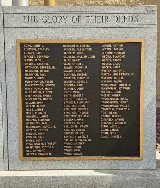 WESTMORELAND CITY WAR VETERANS MEMORIAL PLAQUE C