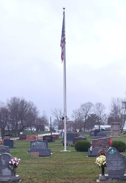WILLIAM DALE EBINGER WAR MEMORIAL FLAGPOLE