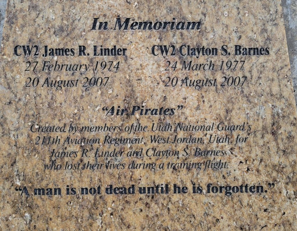 “AIR PIRATES” MEMORIAL DEDICATION STONE