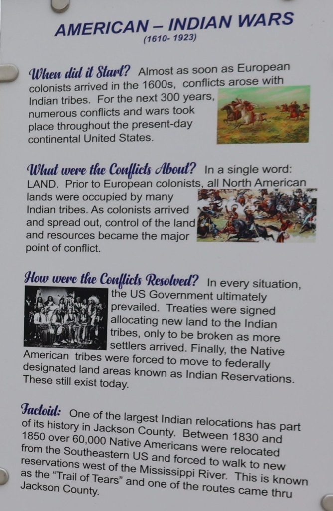 AMERICAN-INDIAN WARS MEMORIAL PLAQUE