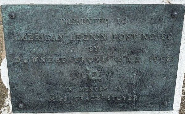 AMERICAN LEGION POST NO. 80 MEMORIAL PLAQUE