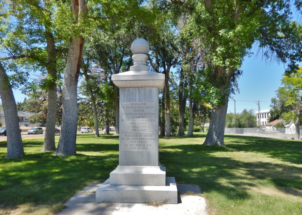 BANNOCK COUNTY WAR VETERANS MEMORIAL