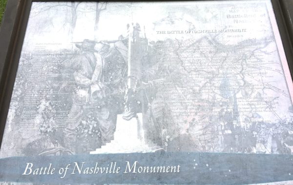 BATTLE OF NASHVILLE MONUMENT PANEL