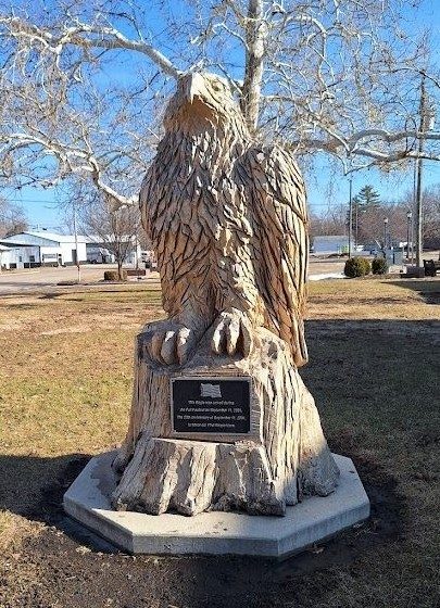 CARVED EAGLE 20TH ANNIVERSARY OF SEPTEMBER 11, 2001 MEMORIAL