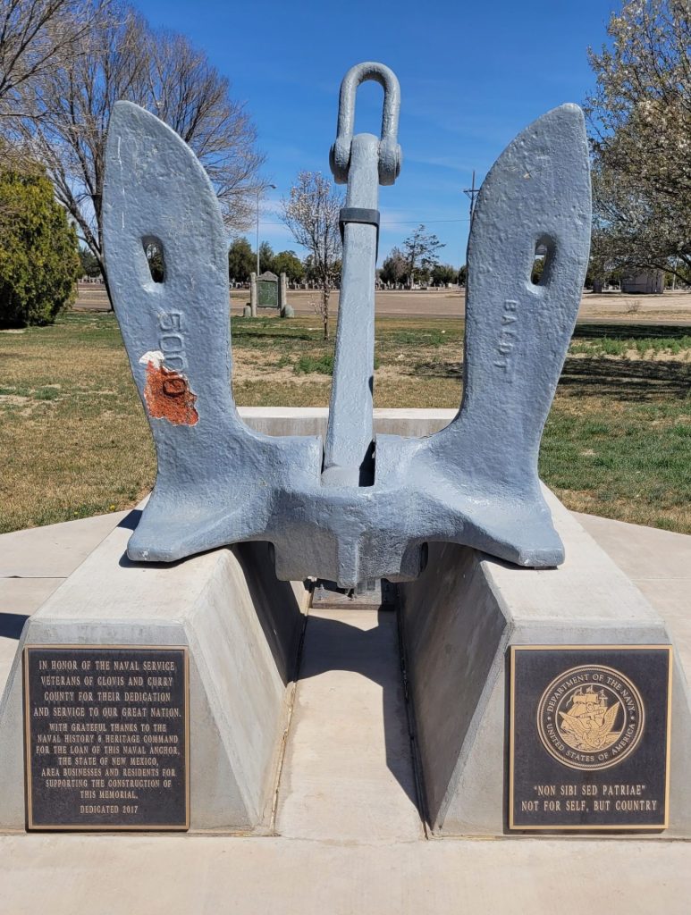 CLOVIS AND CURRY COUNTY NAVAL SERVICE VETERANS MEMORIAL