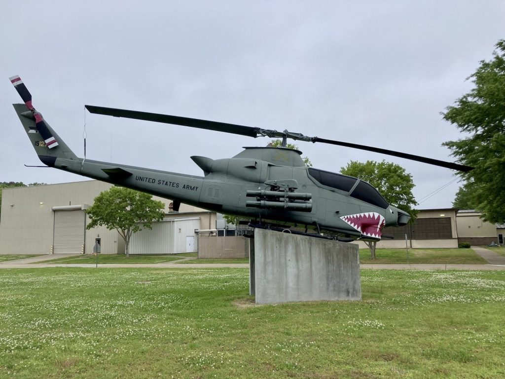 FORT EUSTIS COBRA HELICOPTER WAR MEMORIAL