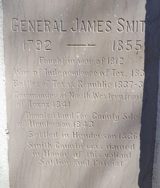 GENERAL JAMES SMITH WAR MEMORIAL STONE