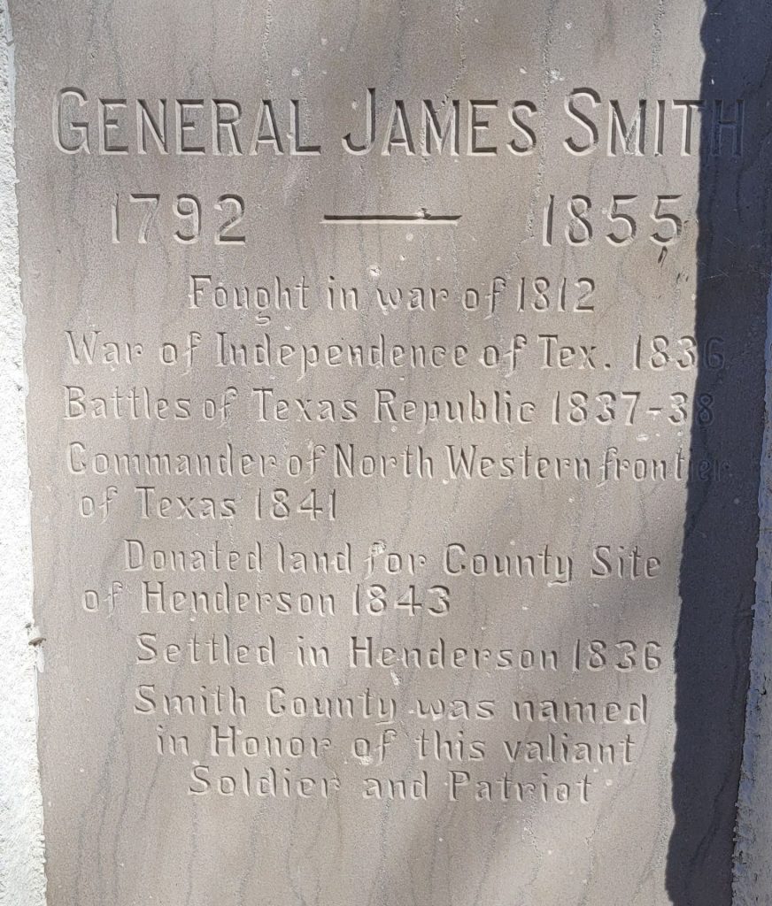 GENERAL JAMES SMITH WAR MEMORIAL STONE