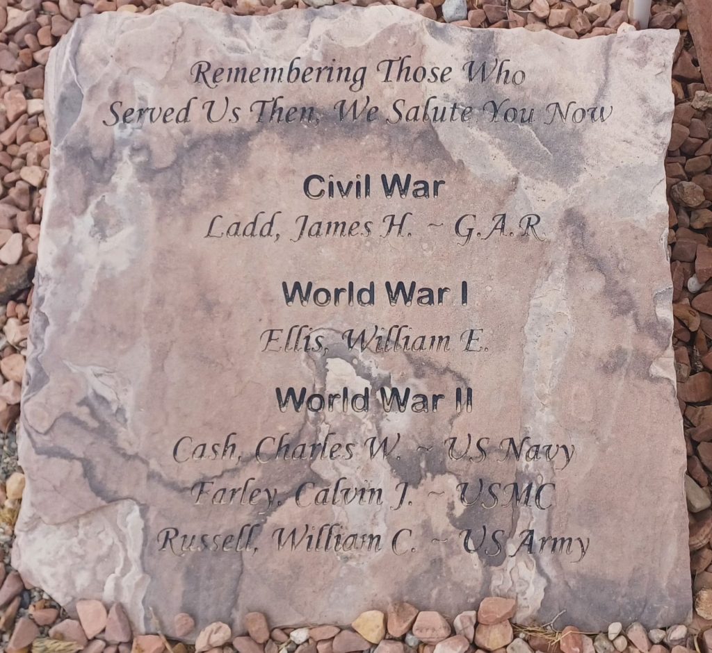GOODSPRINGS VETERANS MEMORIAL STONE A