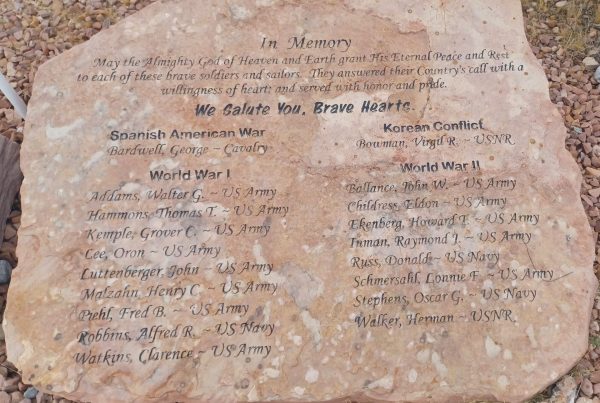 GOODSPRINGS VETERANS MEMORIAL STONE B