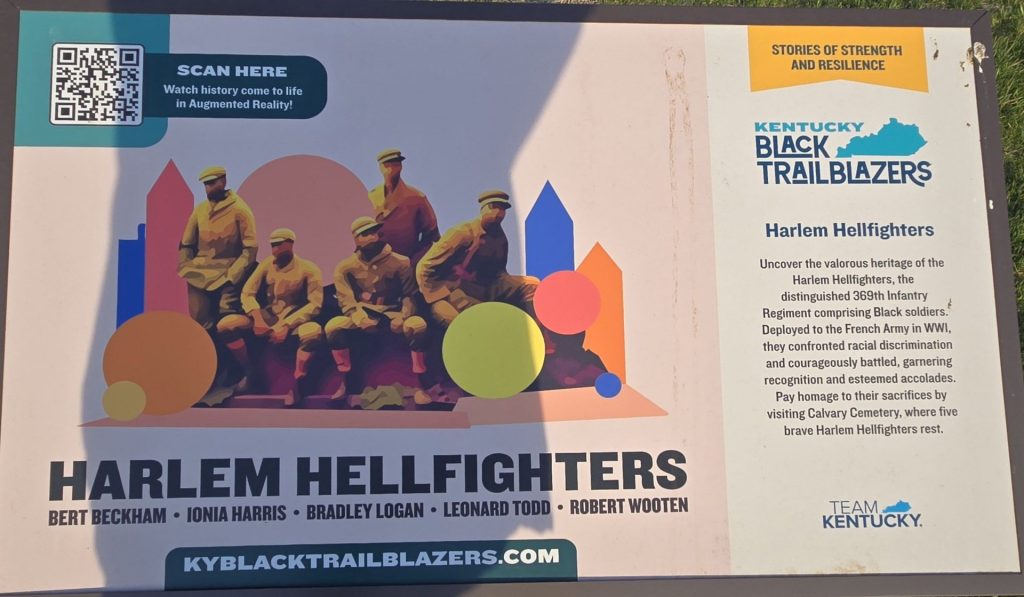 HARLEM HELLFIGHTERS WAR MEMORIAL PANEL