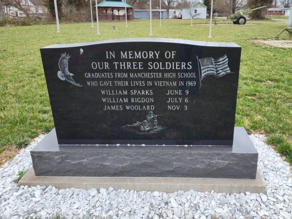 IN MEMORY OF OUR THREE SOLDIERS MEMORIAL