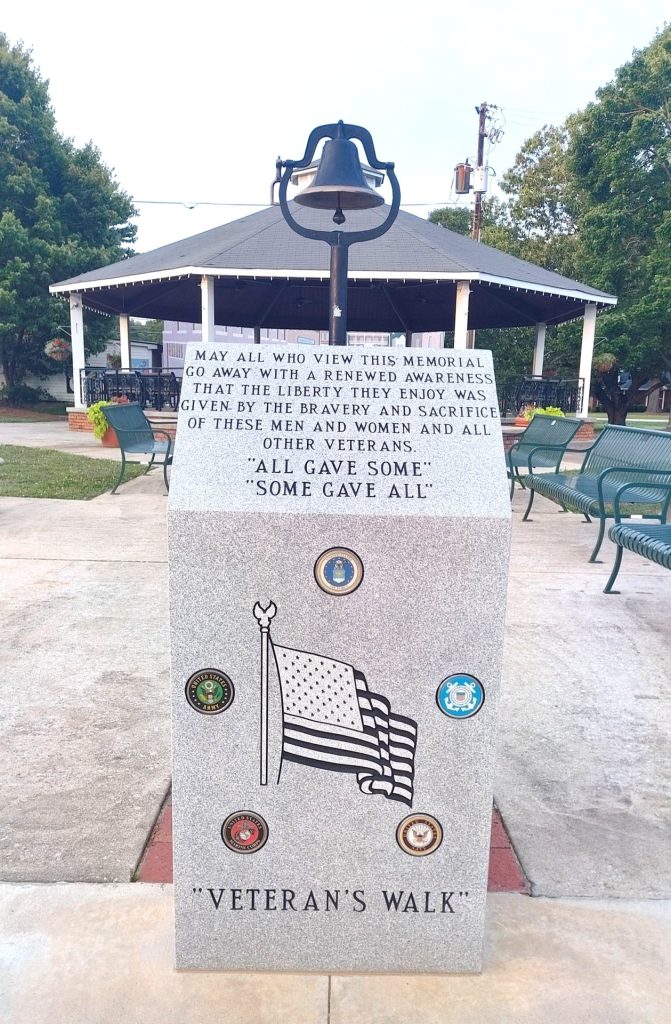 LAVONIA VETERAN’S WALK MEMORIAL STONE