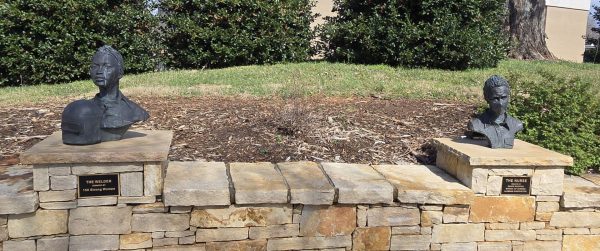 MORGANTON VICTORY PLAZA WELDER AND NURSE BUST
