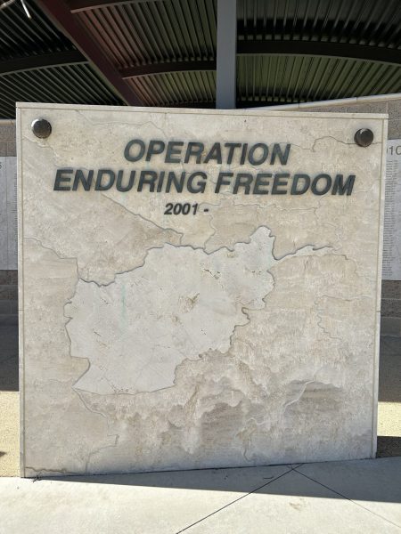 OPERATION ENDURING FREEDOM AND OPERATION IRAQI FREEDOM WAR MEMORIAL STONE A