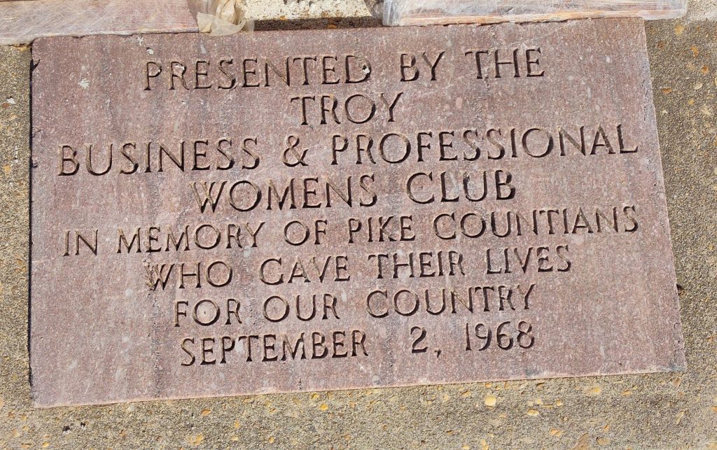 PIKE COUNTAINS SUPREME SACRIFICE MEMORIAL CROSS STONE