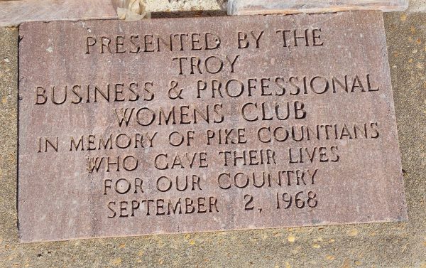 PIKE COUNTAINS SUPREME SACRIFICE MEMORIAL CROSS STONE