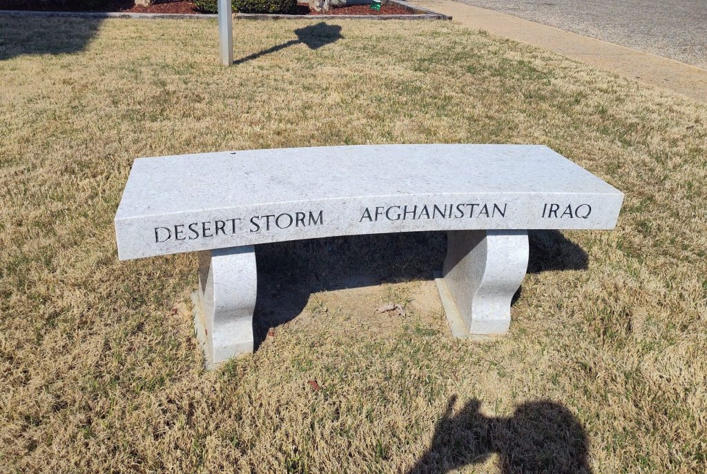 PIKE COUNTY, AL SOLDIERS MEMORIAL BENCH C