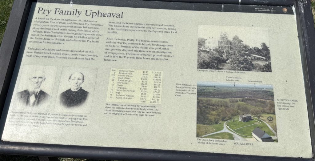 PRY FAMILY UPHEAVAL WAR MEMORIAL PANEL