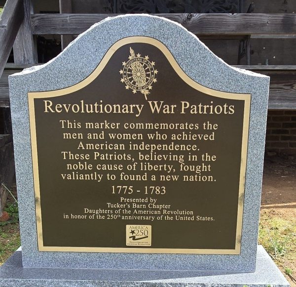 REVOLUTIONARY WAR PATRIOTS MEMORIAL MARKER LENOIR
