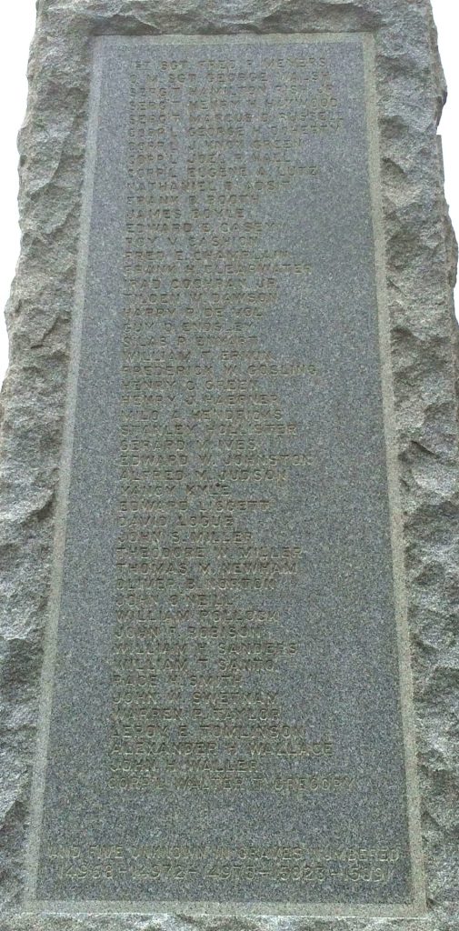 ROUGH RIDERS’ 1ST. U.S. VOL. CAV. WAR MEMORIAL STONE A