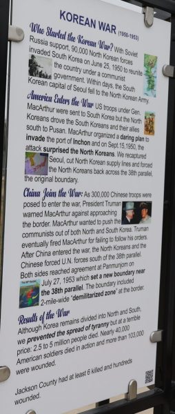 SCOTTSBORO KOREAN WAR MEMORIAL PLAQUE