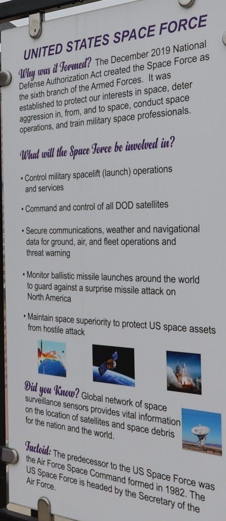 SCOTTSBORO UNITED STATES SPACE FORCE MEMORIAL PLAQUE