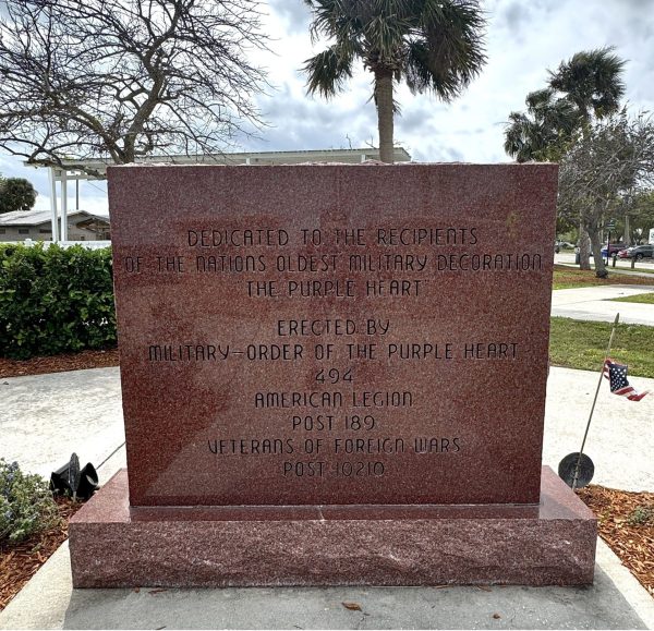 SEBASTIAN COMBAT WOUNDED VETERANS MEMORIAL BACK