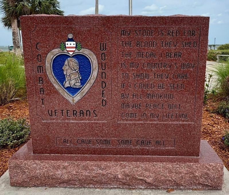 SEBASTIAN COMBATG WOUNDED VETERANS MEMORIAL FRONT