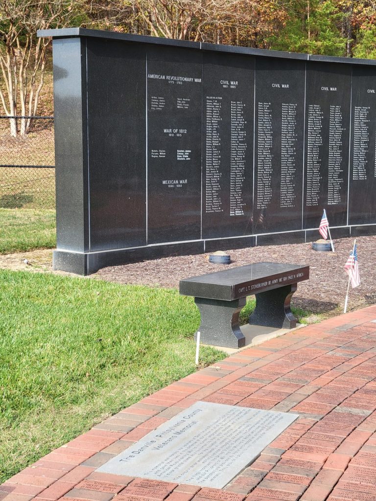 THE DANVILLE/PITTSYLVANIA COUNTY VETERANS MEMORIAL
