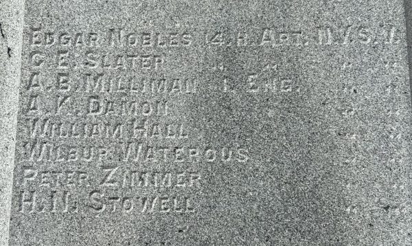 TOWN OF AVON CIVIL WAR MEMORIAL STONE C