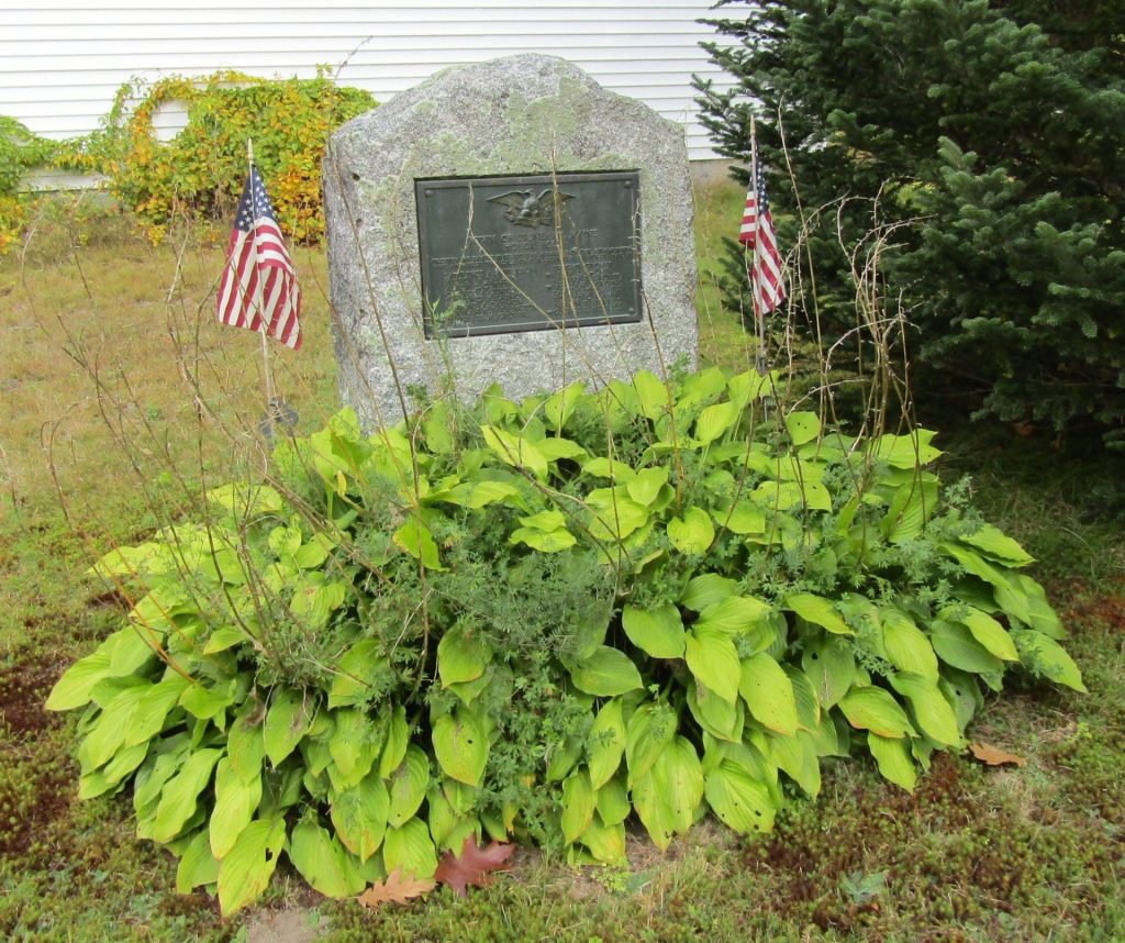 TOWN OF STONEHAM, MAINE HONOR ROLL WORLD WAR II MEMORIAL