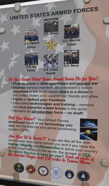 UNITED STATES ARMED FORCES MEMORIAL PLAQUE