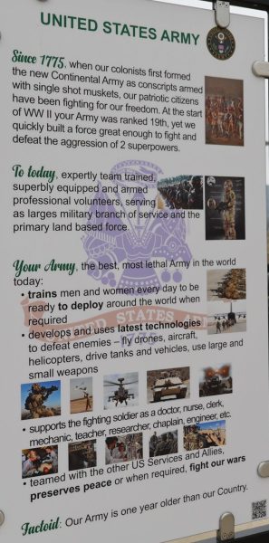 UNITED STATES ARMY MEMORIAL PLAQUE