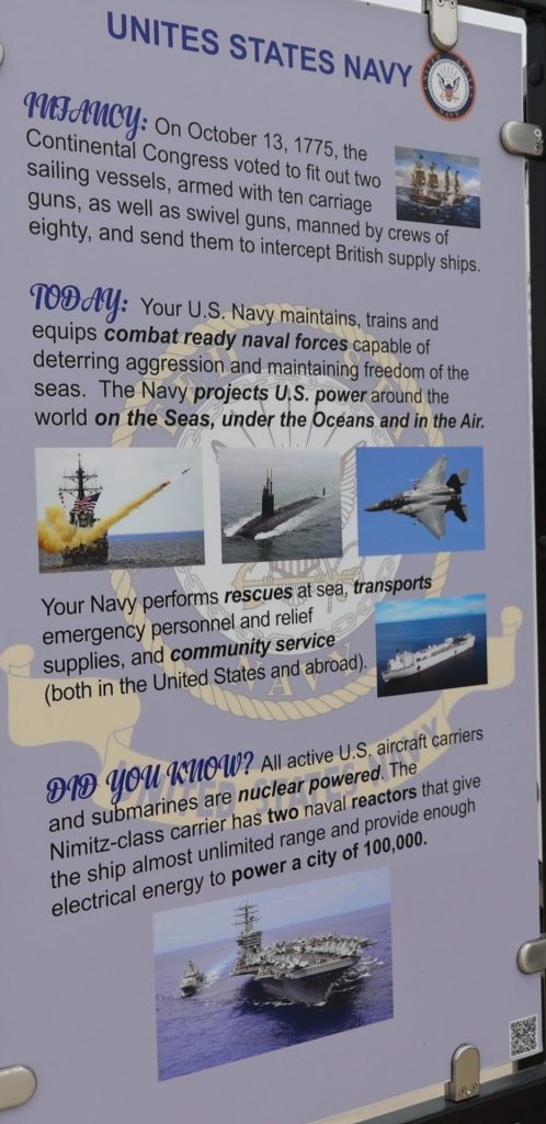 UNITES STATES NAVY MEMORIAL PLAQUE