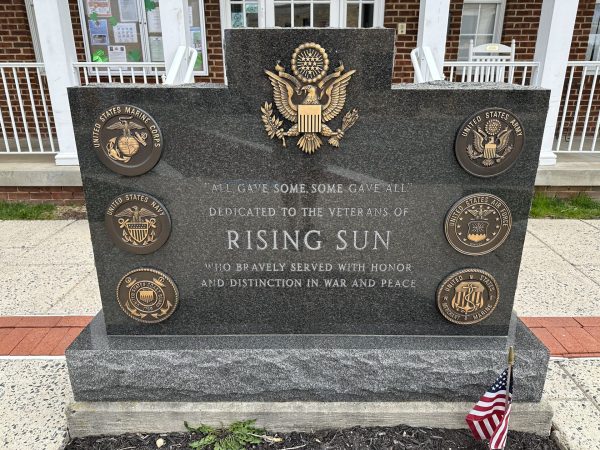 VETERANS OF RISING SUN WAR MEMORIAL FRONT