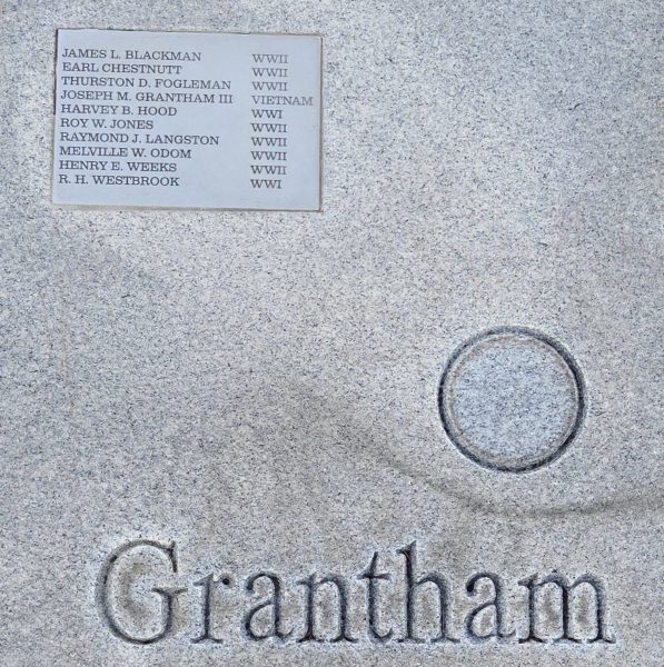 WAYNE COUNTY WAR VETERANS MEMORIAL MAP STONE C