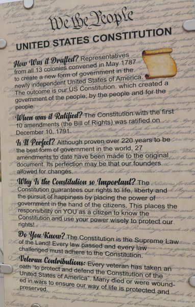 WE THE PEOPLE MEMORIAL PLAQUE