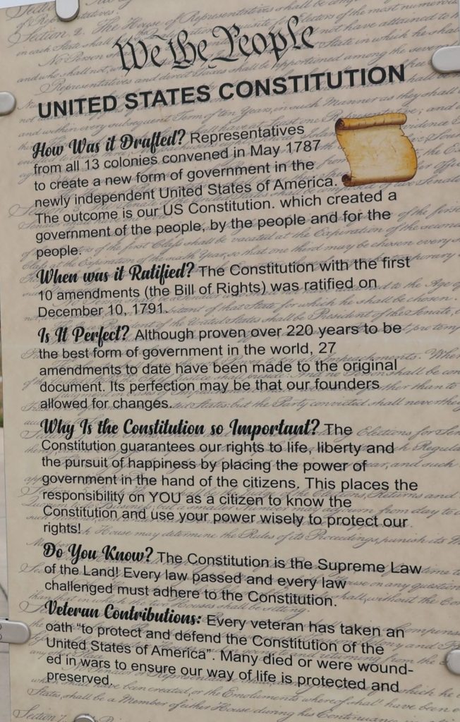 WE THE PEOPLE MEMORIAL PLAQUE