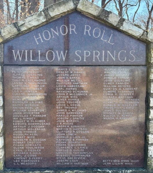 WILLOW SPRINGS HONOR ROLL MEMORIAL